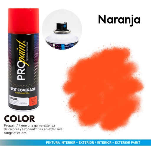 [4-717] SPRAY NARANJA PRO PAINT 4-717