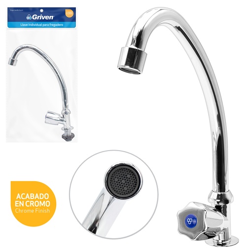 [4-727] LLAVE FREGADERO INDIVIDUAL GRIVEN 4-727