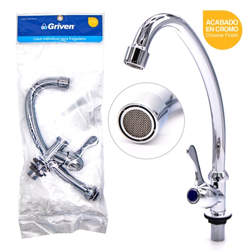 [4-728] LLAVE FREGADERO INDIVIDUAL GRIVEN 4-728