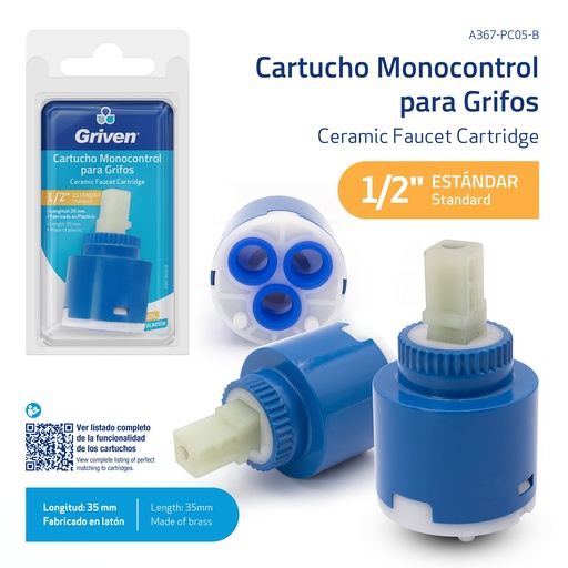 [4-761] VASTAGO MONOMANDO GRIVEN 35MM 4-761