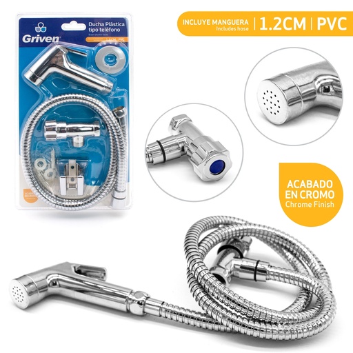 [4-793] DUCHA TELEFONO C/LLAVE DE ARRESTO GRIVEN 4-793