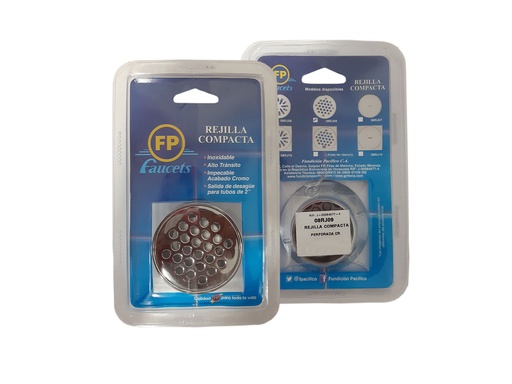 [0-078] REJILLA COMPACTA PERFORADA CROMAD  FP  08RJ09 0-078