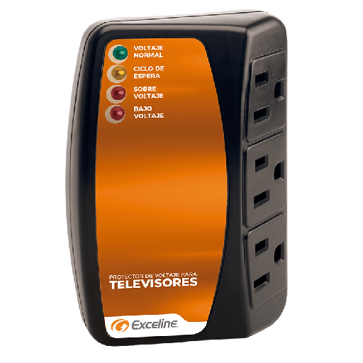 [0-095] PROTECTOR PARA TELEVISORES 3 TOMAS EXCELINE 0-095