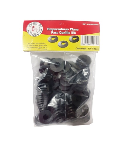 [0-110] EMPACADURA PLANA PARA CANILLA 5/8 x 100 UNID 0-110
