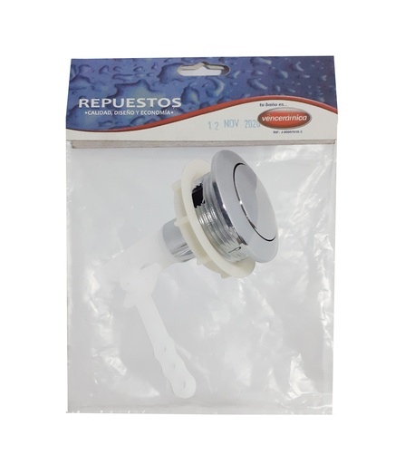[0-126] PUSH BOTON SUPERIOR CROMADO VENCERAMICA 0-126