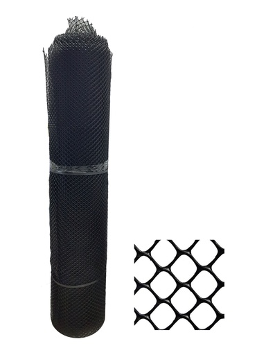 [0-220] MALLA POLLITO 1/2" 30x1,50MTS NEGRO TRICAL 0-220