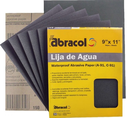 [0-351] LIJA GRANO 150 ABRACOL 0-351