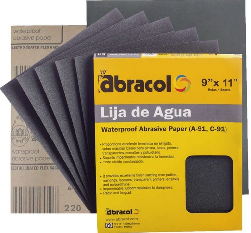 [0-353] LIJA GRANO 220 ABRACOL 0-353