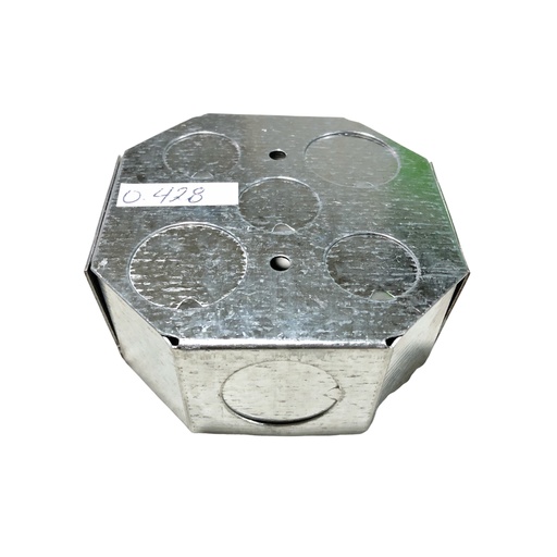 [0-428] CAJETIN METALICO OCTOGONAL COMB 0-428