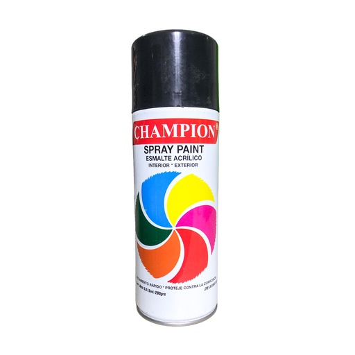 [0-532] SPRAY NEGRO AZABACHE 415 ML CHAMPION 0-532