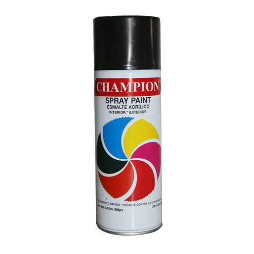 [0-533] SPRAY NEGRO MATE 415 ML CHAMPION 0-533