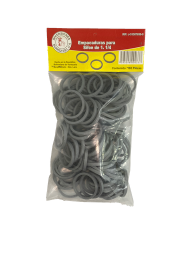 [0-558] EMPACADURA PLANA PARA SIFON 1 1/4" x 100 UNID 0-558