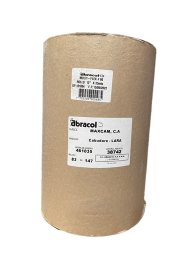 [0-578] [0-578] LIJA BANDA GRANO 60 x 12" ROLLO 25mts 0-578