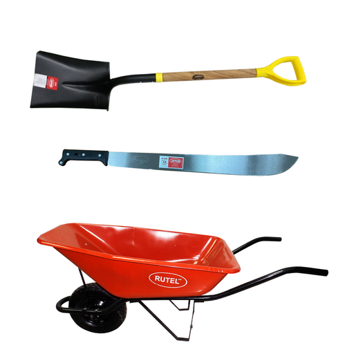 [0-685] COMBO CARRET CONST, RULA 22, PALA CUAD RUTEL 0-685