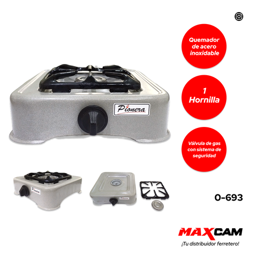 [0-693] COCINA GAS 1 HORNILLA PIONERA 0-693