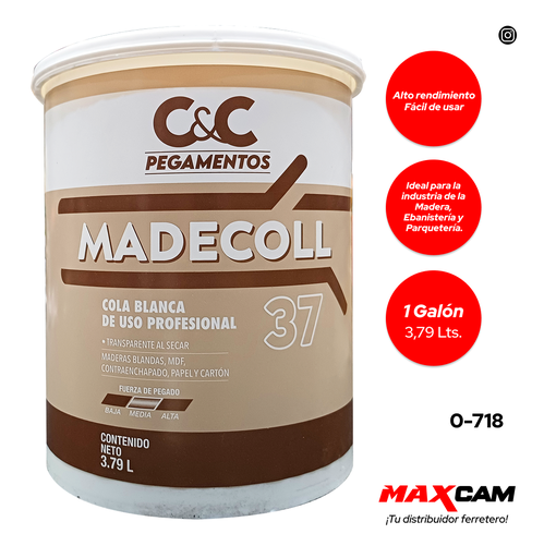 [0-718] COLA BLANCA MADECOLL 37 x GLN COUTTENYE 0-718