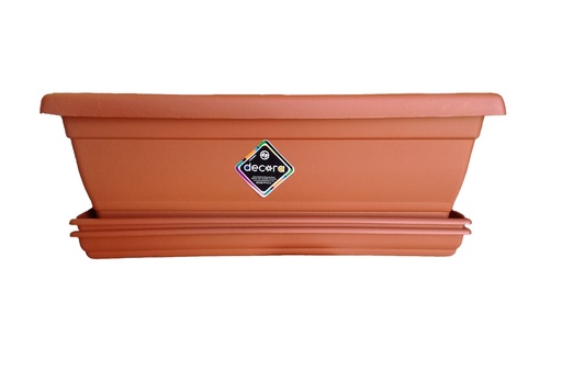 [1-372] MATERO C/PLATO RECT CLASICO D-52 TERRACOTA 1-372