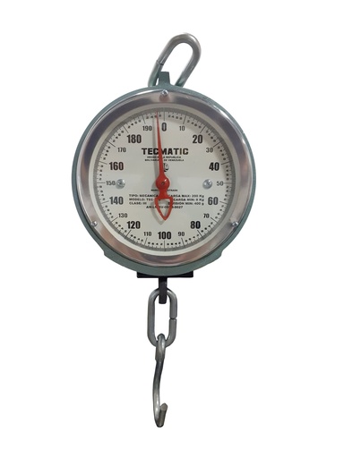 [1-615] BALANZA PARA COLGAR 200KG TECHNO-MATIC 1-615 (bascula)