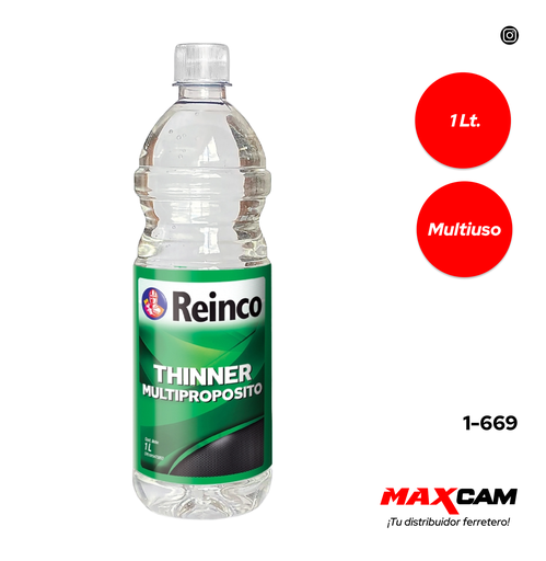 [1-669] THINNER MULTIPROPOSITO x LITRO REINCO 1-669