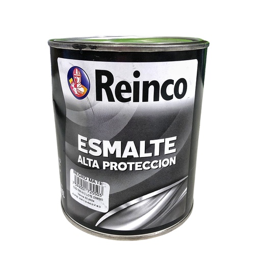 [1-671] PINTURA ESMALTE NEGRO MATE x 1/4 REINCO 1-671