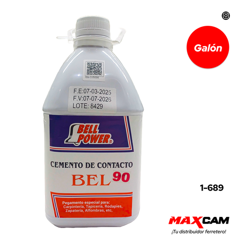 [1-689] CEMENTO CONTACTO x GALON BELL 90 POWER 1-689