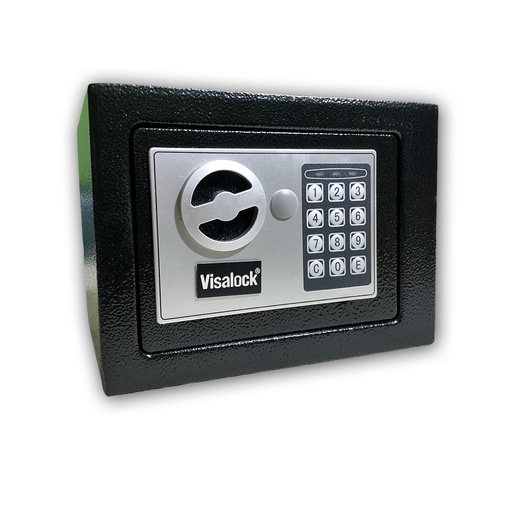 [1-736] CAJA FUERTE 25x19x19 MINI HAMMER VISALOCK 1-736