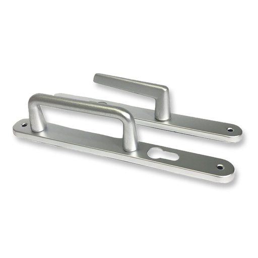 [1-749] MANILLA ALUMINIO FIJO/MOVIL PLATA VISA LOCK 1-749