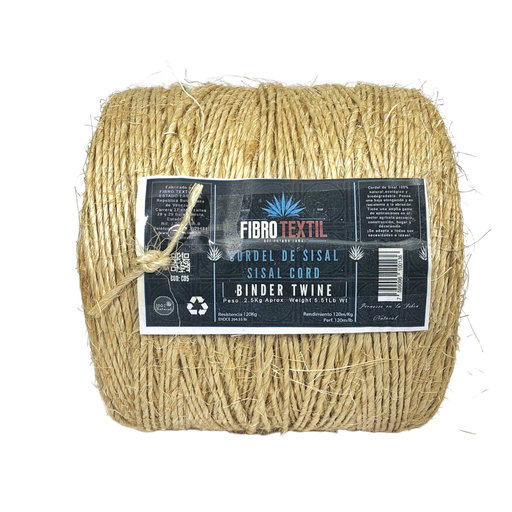 [1-752] CORDEL SISAL BINDER TWINE x 2,5 KG FIBRO TEXTIL 1-752