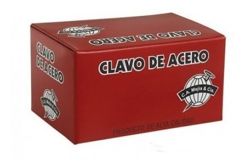 [1-801] CLAVO MEJIA CAJA 2 1/2 X 4,3 MM x 250 UNID 1-801