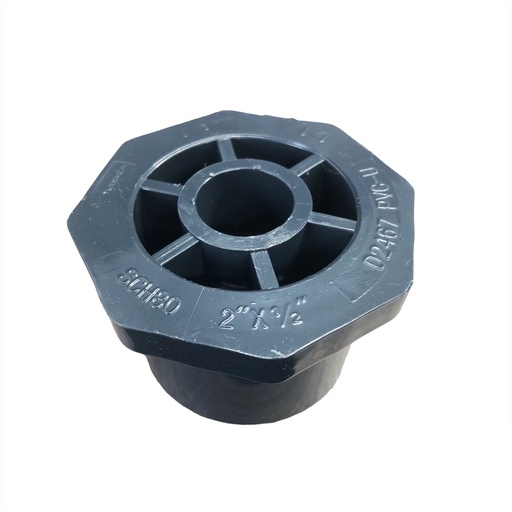 [1-840] BUJE REDUC AF 2 x 1/2 " GRIS TUBRICA 1-840