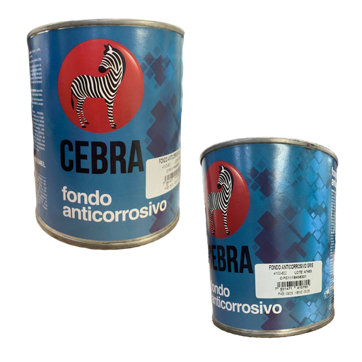 [1-846] FONDO ANTICORROSIVO GRIS x 1/4 CEBRA 1-846