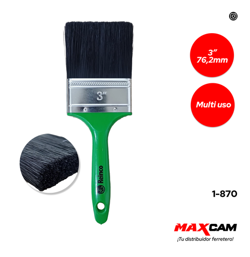 [1-870] BROCHA VERDE 3" REINCO 1-870