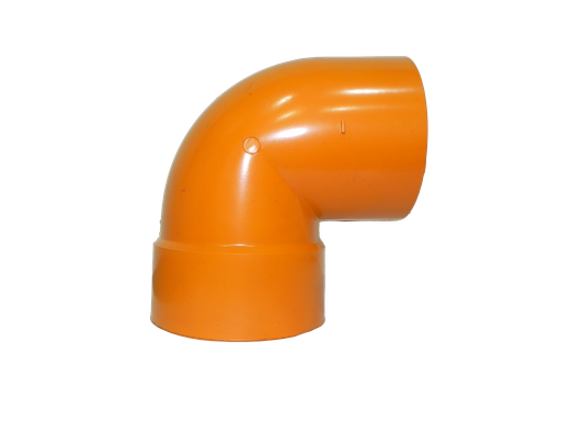 [1-921] CODO AN 90° x 75MM NARANJA TUBRICA 3" 1-921