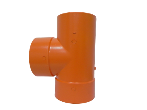 [1-931] TEE AN 110MM NARANJA TUBRICA 4" 1-931