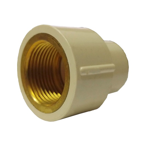[1-975] ADAPTADOR HEMBRA AC 1/2" ROSCADA BRONCE TUBRICA 1-975