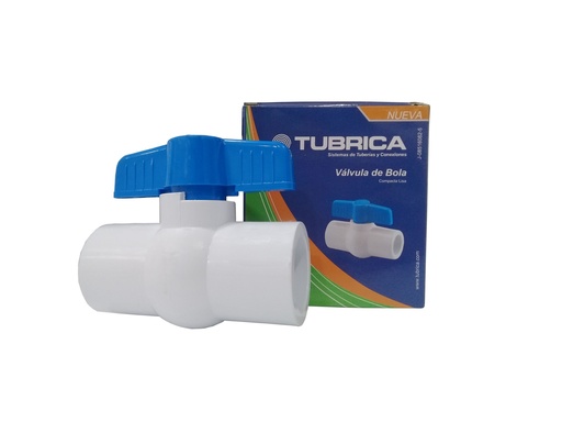 [2-242] LLAVE DE BOLA PVC SOLDAR 1" TUBRICA 2-242