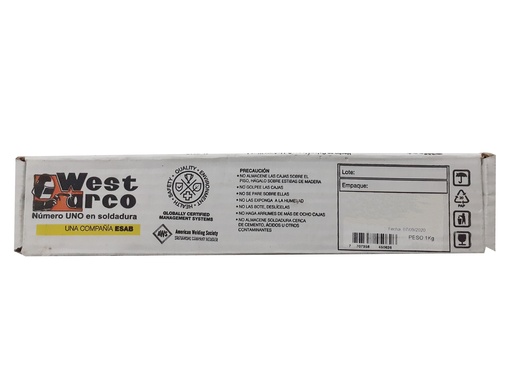 [2-318] ELECTRODO ALUMINIO E4043 1/8 x KG WESTARCO 2-318