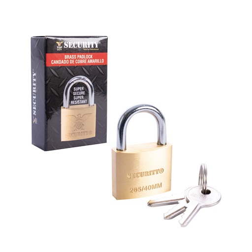 [2-351] CANDADO LATON ARCO 40MM SECURITY 2-351