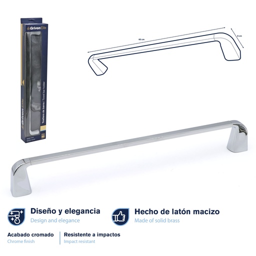 [9-232] TOALLERO DE BARRA GRIVEN ELITE 9-232