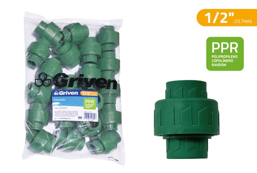 [9-254] UNION PPR 12,7MM (1/2")  GRIVEN 9-254