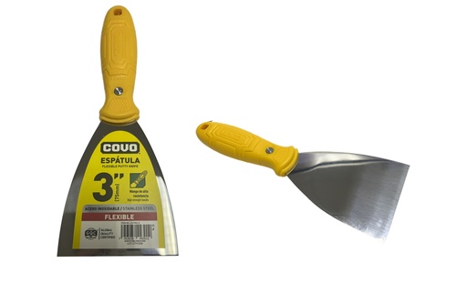 [9-263] ESPATULA FLEXIBLE M/PLAST 3" COVO 9-263