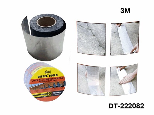 [9-265] MANTO ADHESIVO BUTILO 10CM x 3 MTS DIESEL TOOLS 9-265