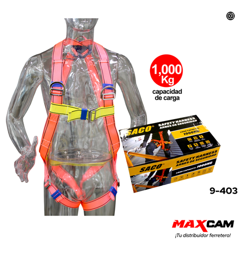 [9-403] ARNES DE SEGURIDAD 1000KG SACO 9-403