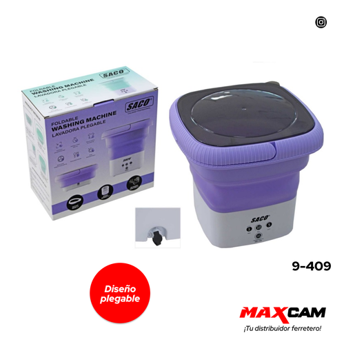[9-409] MINI LAVADORA PORTATIL PLEGABLE 9-409