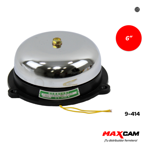 [9-414] CAMPANA P/TIMBRE ELECTRICO 6" 9-414