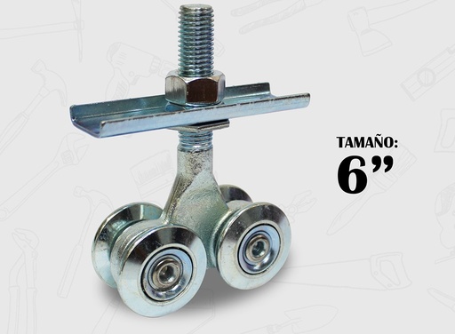 [9-454] RUEDA DE METAL DOBLE GRANDE 9-454