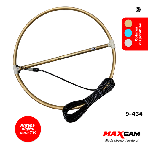[9-464] ANTENA CIRCULAR GRANDE V-TEG 9-464
