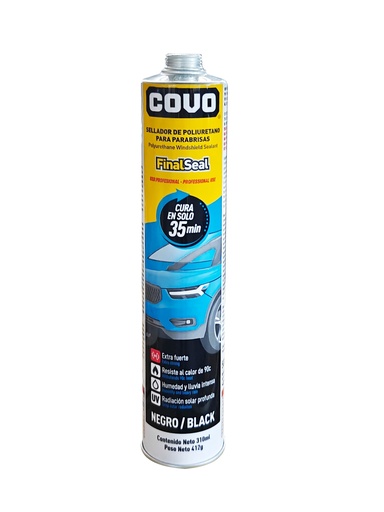 [9-471] POLIURETANO 35 MIN P/VIDRIO DE CARRO x 310ML COVO 9-471
