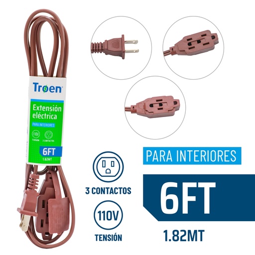 [9-483] EXTENSION ELECTRICA 1.82 MTS TROEN 9-483