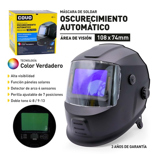 [9-527] CARETA PARA SOLDAR AUTOMATICA COVO 9-527
